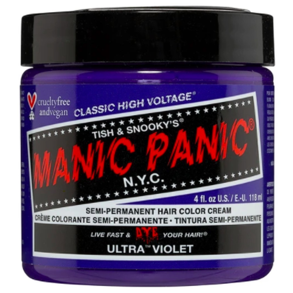 Manic Panic - Ultra Violet Blue Classic Haarfärbemittel - Semipermanenter Haarfarbstoff - Lila/Blau